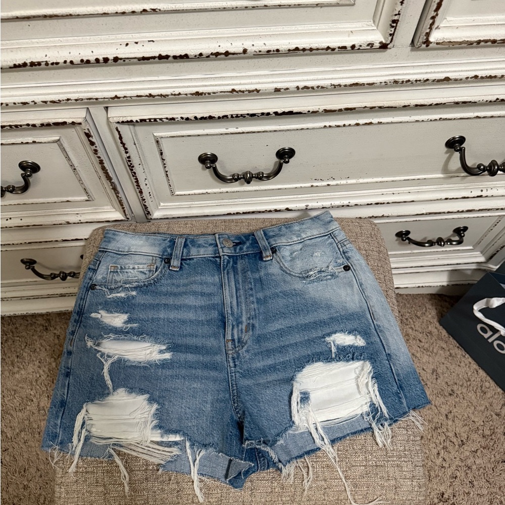 American Eagle Distressed Denim Shorts